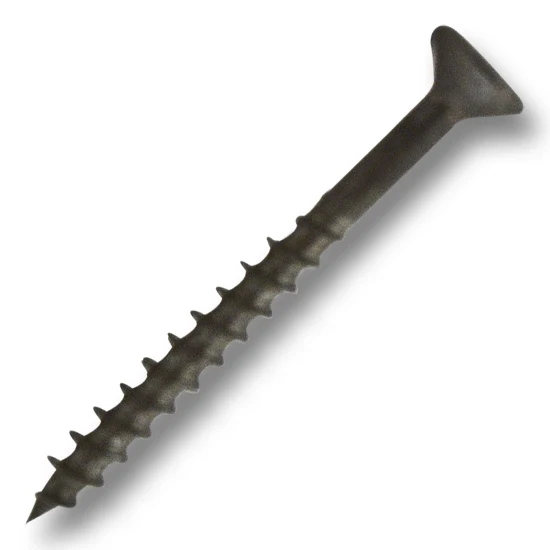 #8 Screw Square/Phillips Combo Flat Head Coarse Thread Plain And Dri-Lube