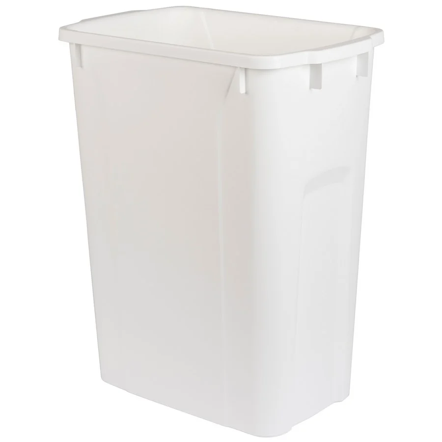 Waste Container Replacement Bin For Century Components Waste Pullouts, Gray, 50 Quart (CC.50QTBN-WH)