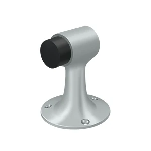Deltana Floor Mount, Bumper Heavy Duty, Brushed Chrome