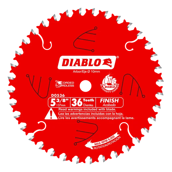 Diablo Finish Trim Saw Blade for Wood