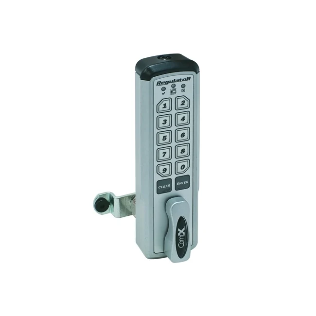 Hafele Compx Regulator Keyless Lock Standard Knob Length Horizontal Hand Mount