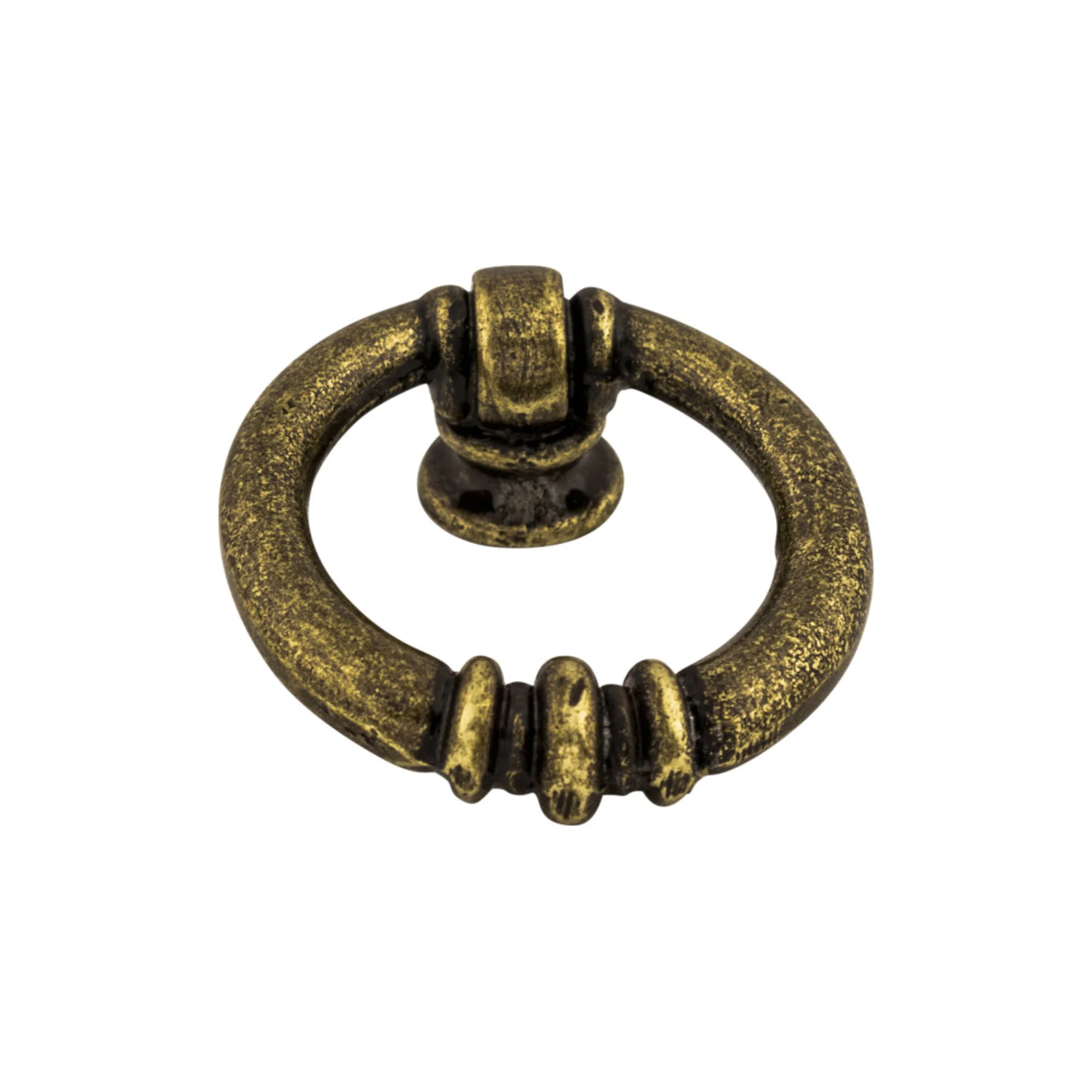Top Knobs Tuscany Newton Ring Pull, German Bronze