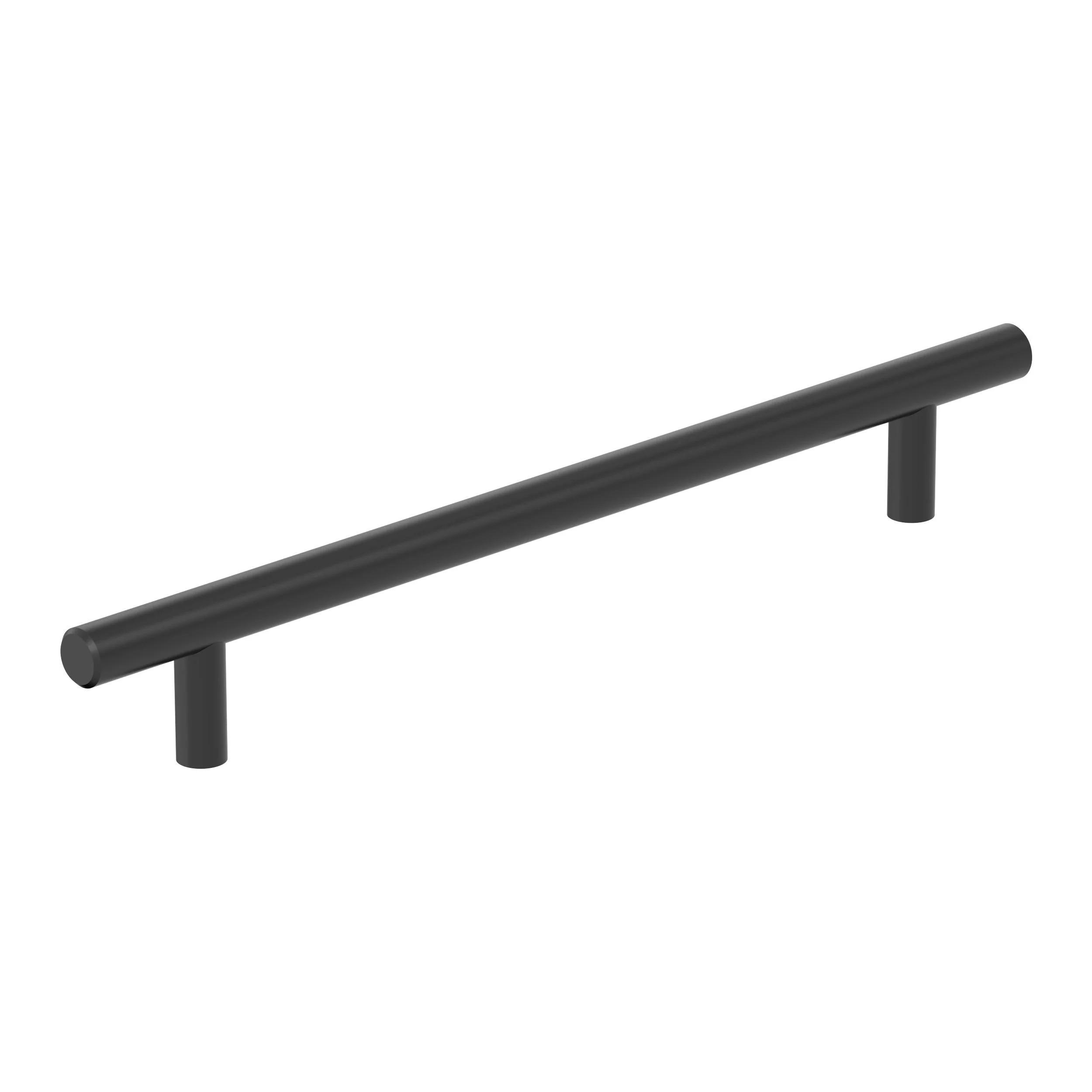 Amerock Bar Hollow Pull Matte Black 7-9/16″ Center to Center