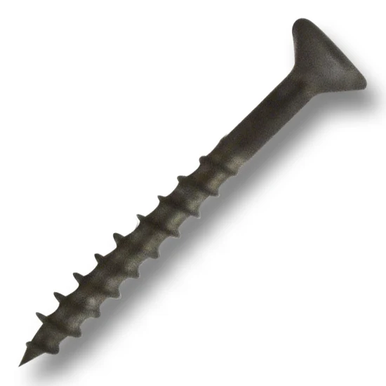 #8 Screw Square/Phillips Combo Flat Head Coarse Thread Plain And Dri-Lube