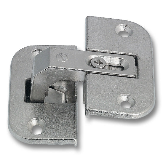 Pie-Cut Corner Hinge, 78° Opening Angle