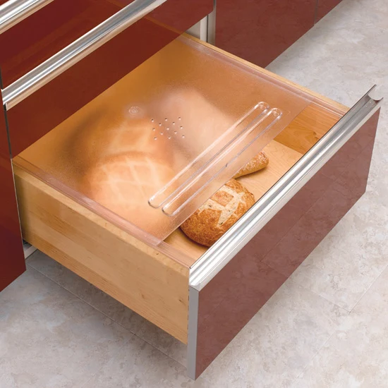 Rev-a-shelf Bread Drawer Cover Kit Polymer, Clear, 16-3/4″