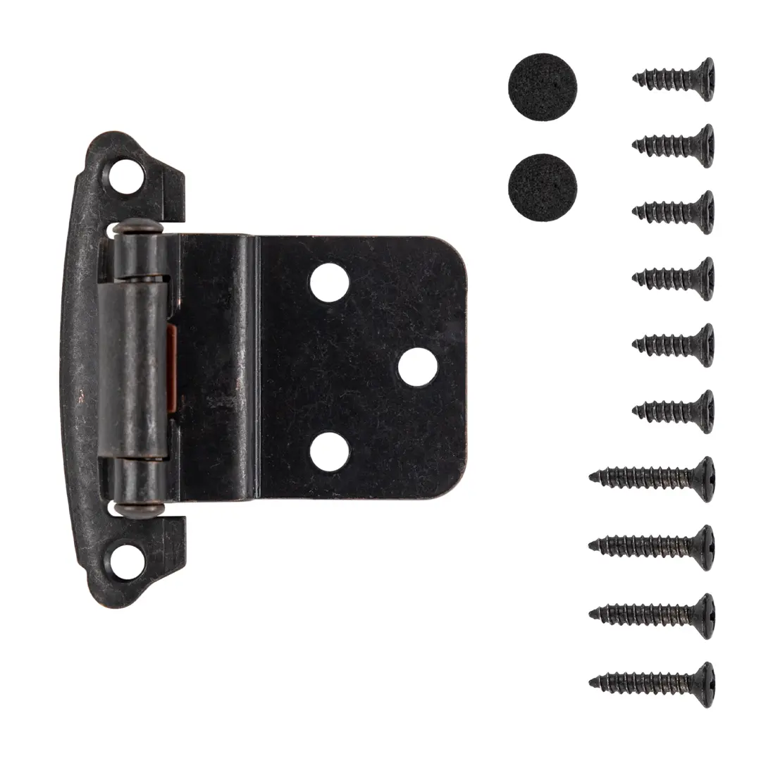 Hickory Hardware Surface Mount Self-Closing Hinge 2-5/8" x 2-3/8"
