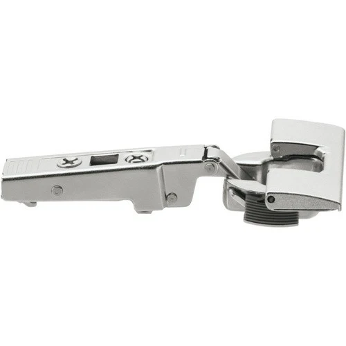 Blum Clip Top 95 Degree Thick Door Hinge Steel, Straight Arm, Inserta, Self-Closing
