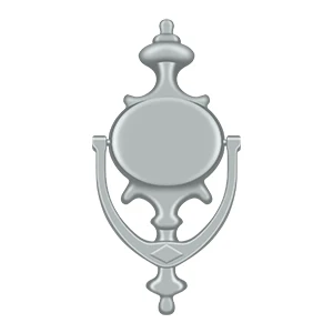 Deltana Imperial Door Knocker, Brushed Chrome