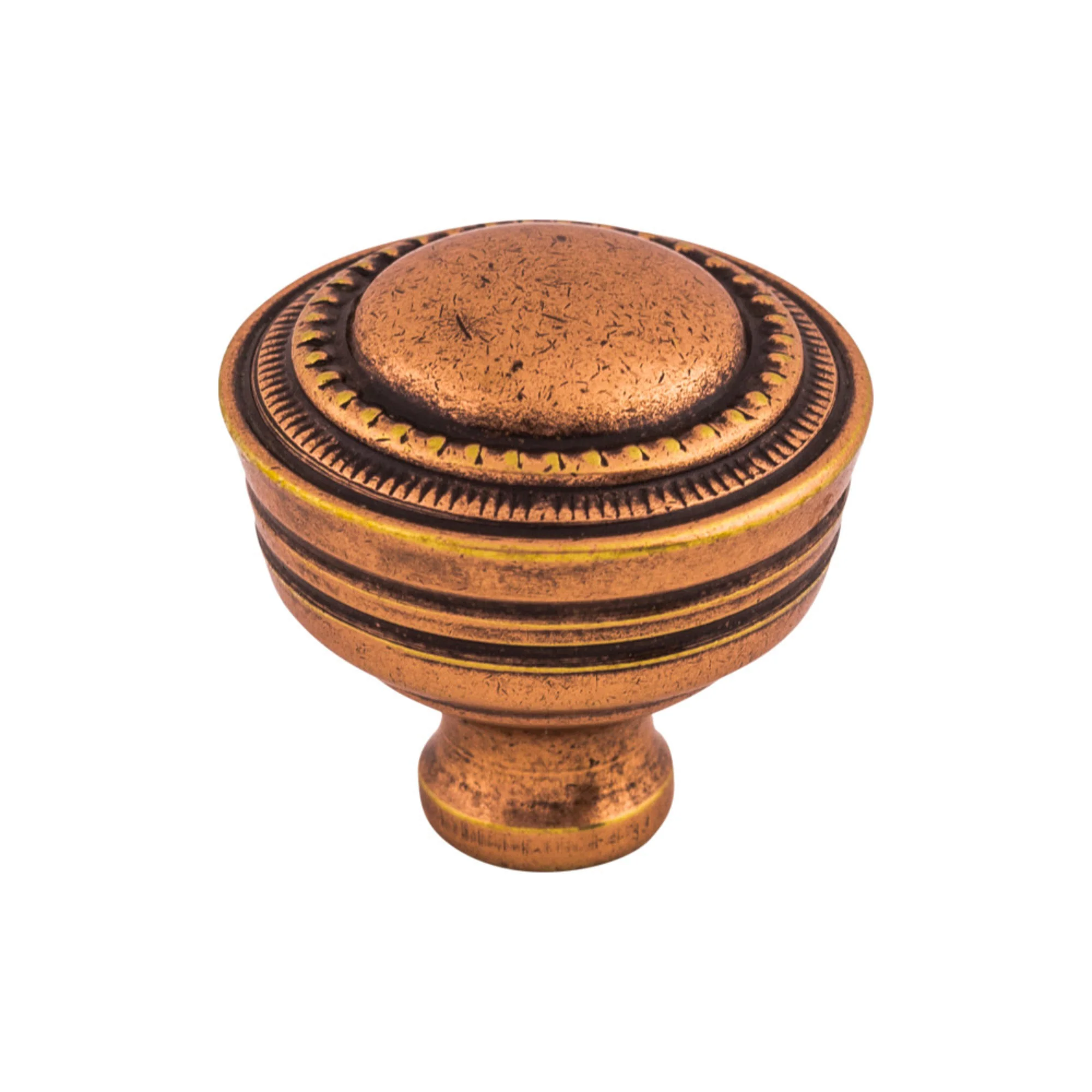 Top Knobs Tuscany Knob Old English Copper 1-1/4″ Diameter Contessa Style