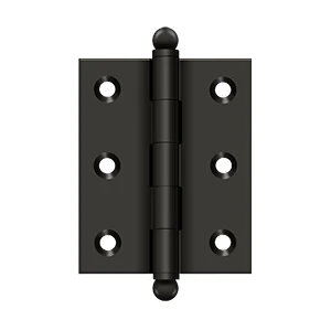 Deltana 2-1/2″ x 2″ Hinge With Ball Tips, Oil Rubbed Bronze