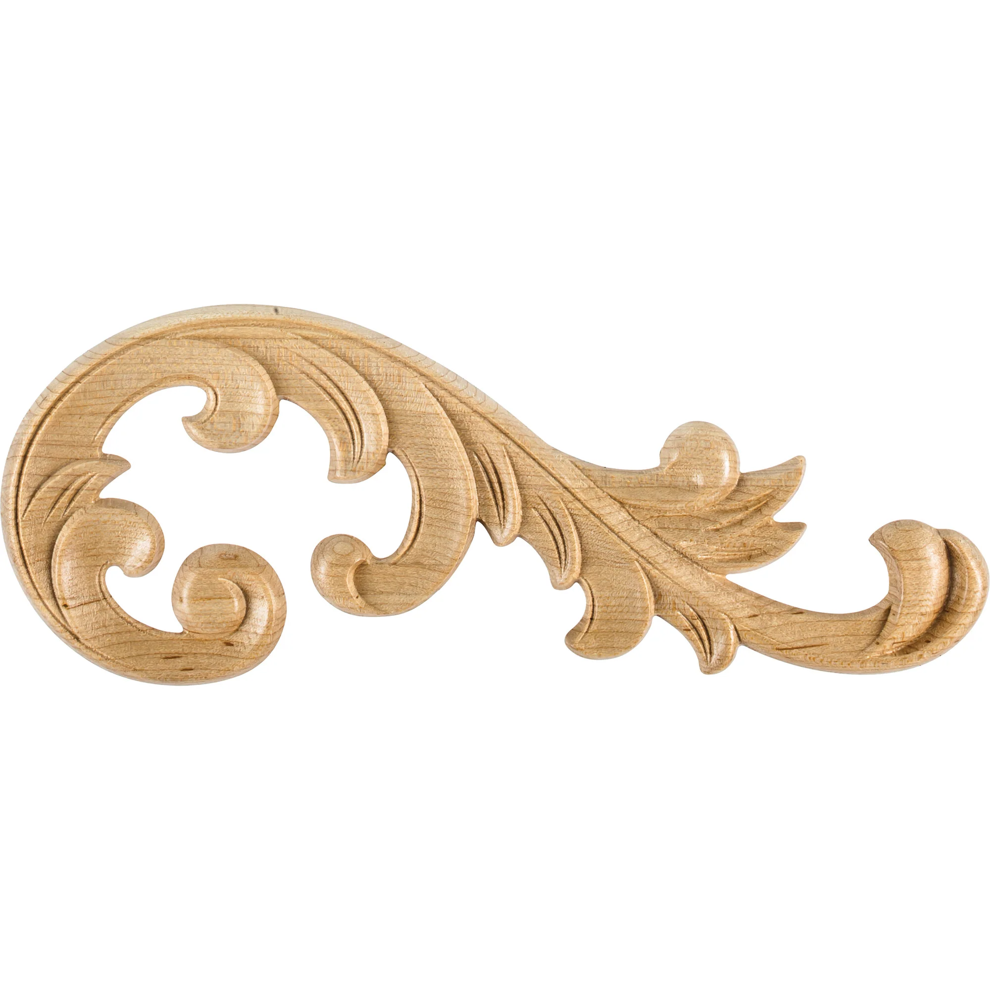 Hardware Resources Right Acanthus Appliqué Maple 10-5/8″ Length