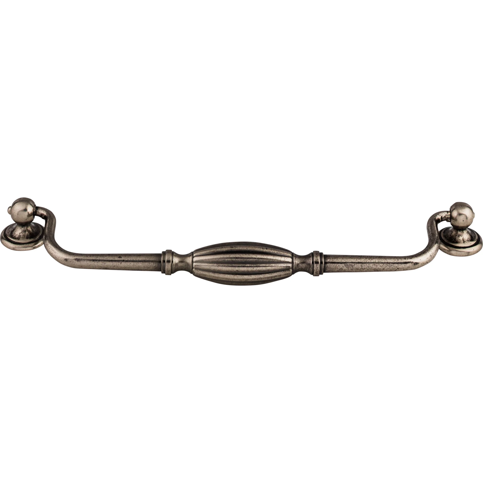 Top Knobs Tuscany Drop Handle Antique Pewter 8-13/16″ Center to Center