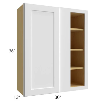 Wall Blind Corner 24 W X 36 H X 12 D (installs at 24-27 wide) – Luna Oak by Fabuwood