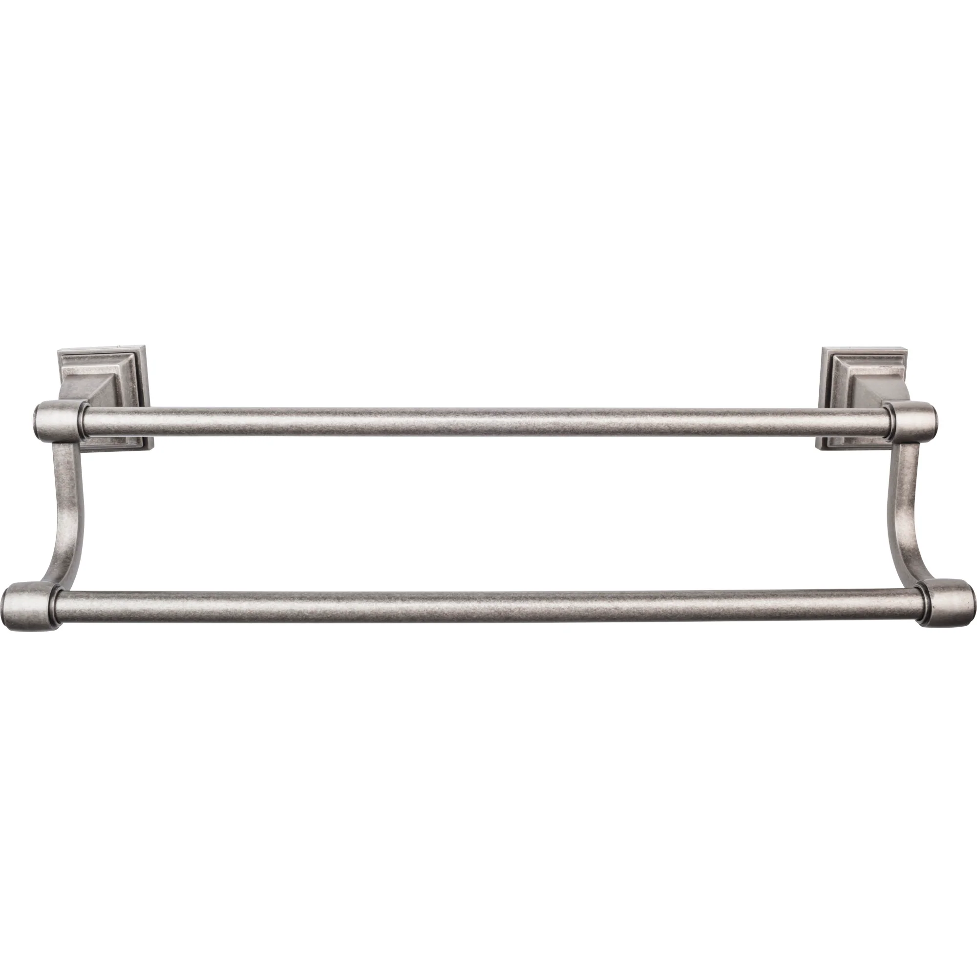 Top Knobs Stratton Bath Towel Rod, Antique Pewter, 24″