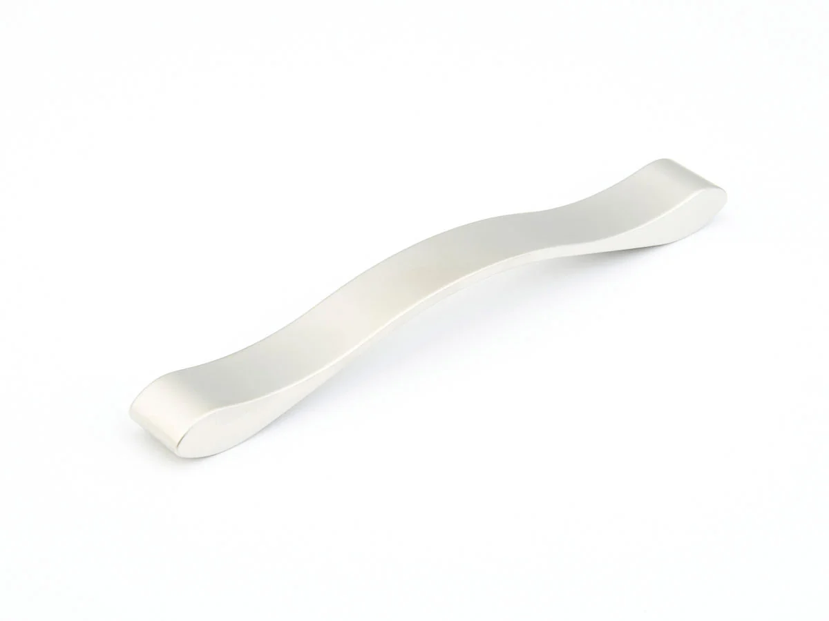 Schaub Wave Pull Satin Nickel 192 mm Center to Center