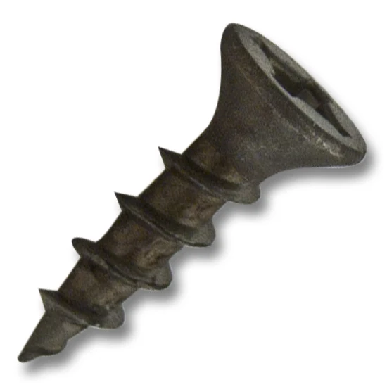 #6 Screw Square/Phillips Combo Flat Head Coarse Thread Plain And Dri-Lube