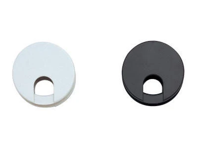 Sugatsune Round Double Sided Adjustable Cable Grommet Black For 18-24 mm Door Thickness