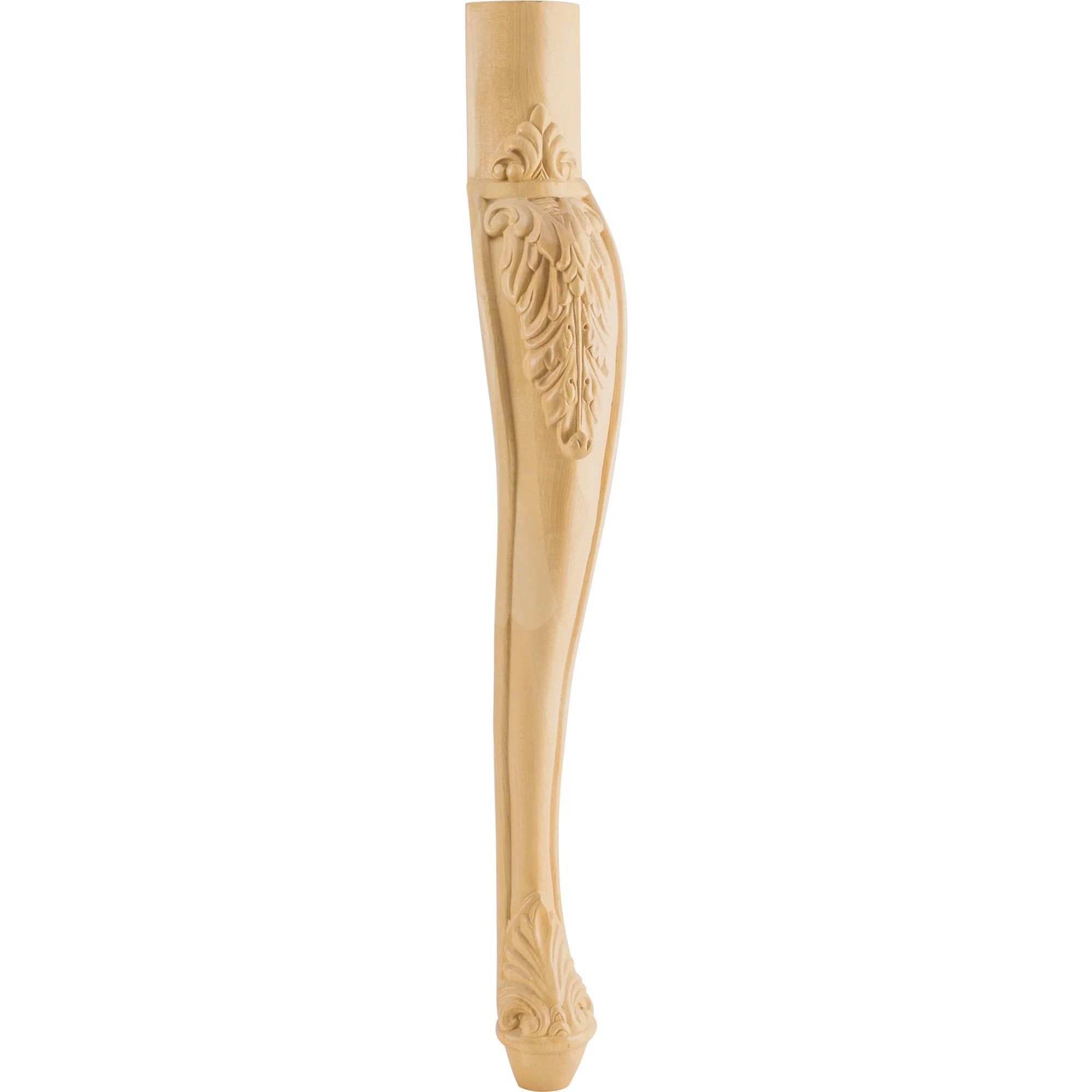 Hardware Resources Acanthus Cabriole Leg Maple 31″ Length