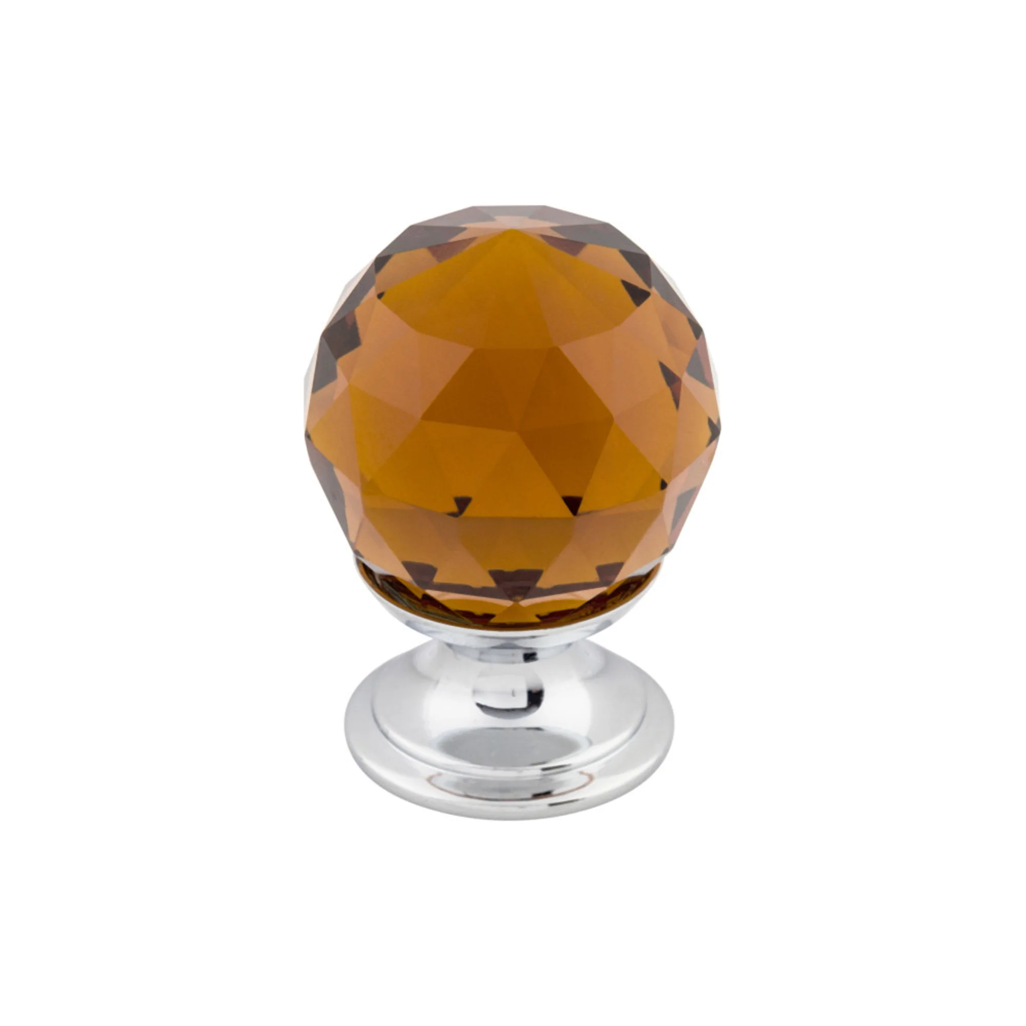Top Knobs Wine Crystal Knob Polished Chrome 1-1/8″ Diameter