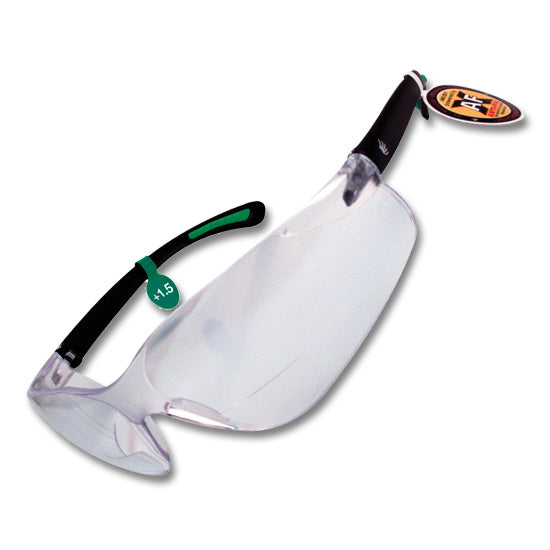 Fast Cap Bi-focal Safety Glasses With Lens ANSI Rated Z87.1, 1.5 Diopter