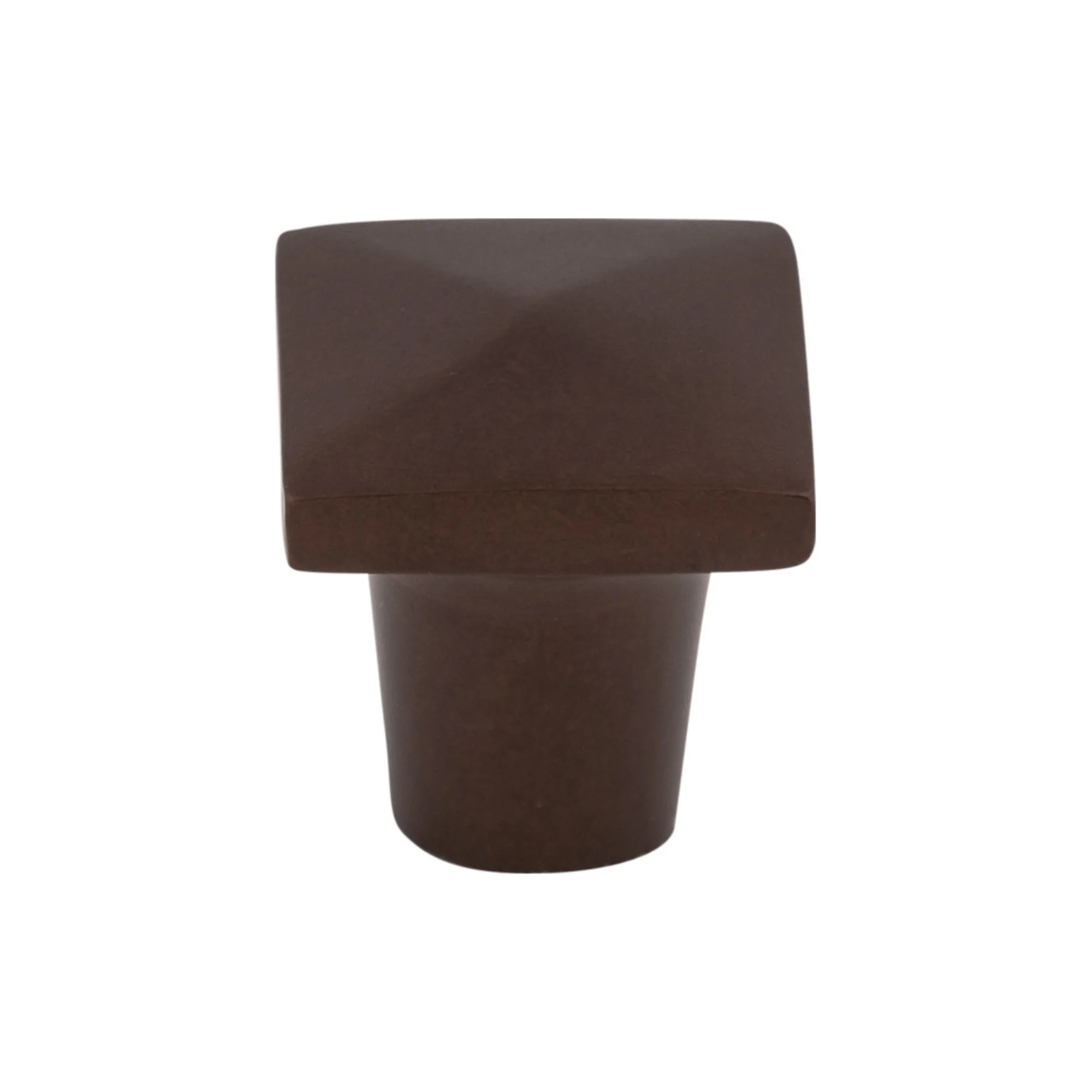 Top Knobs Aspen Square Knob Mahogany Bronze 3/4″ Diameter