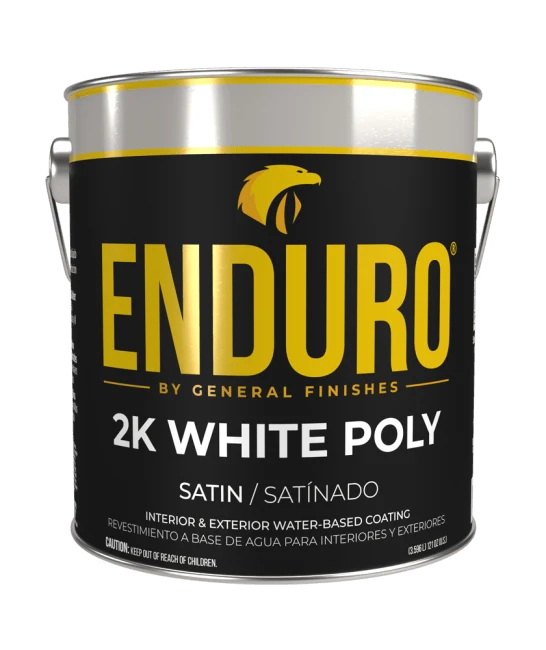 Enduro 2K White Poly, Satin, Gallon