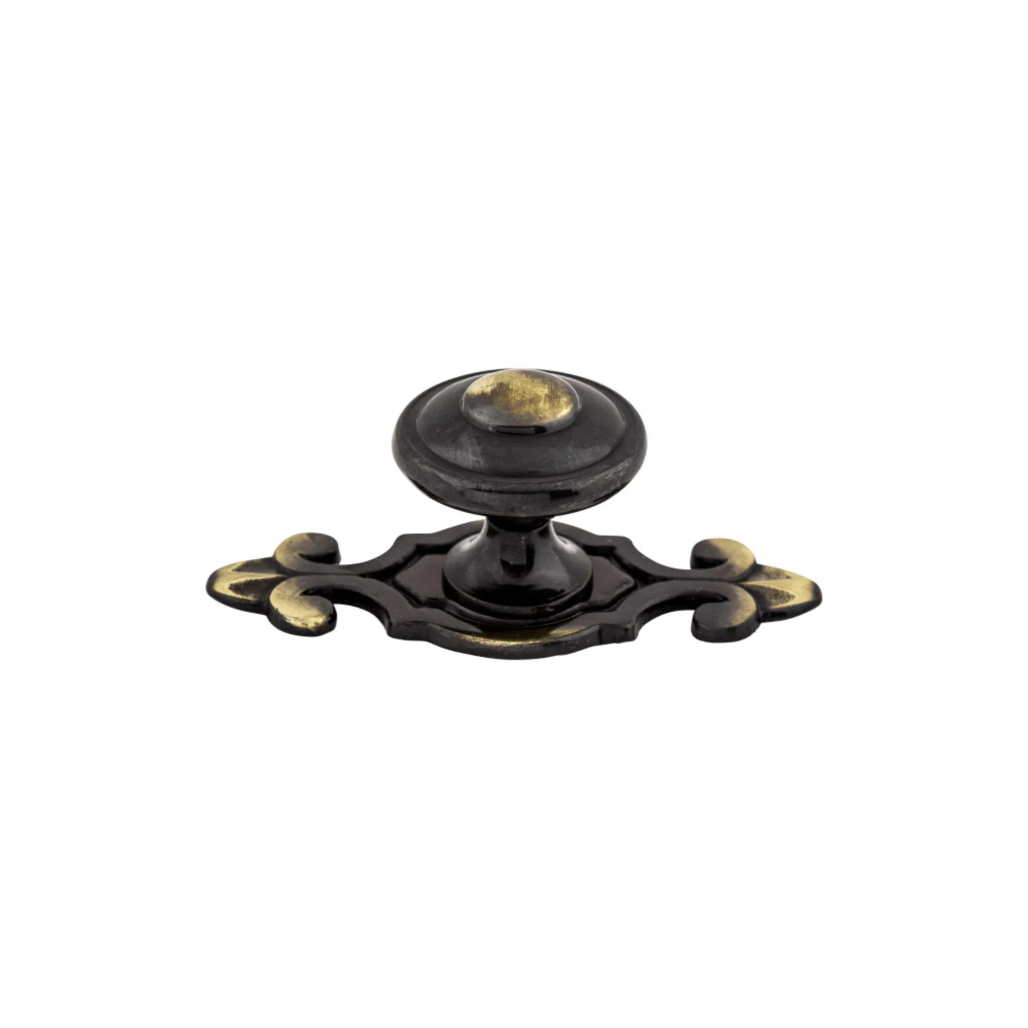 Top Knobs Britannia Knob Antique Brass 1-1/4″ Diameter Canterbury Style