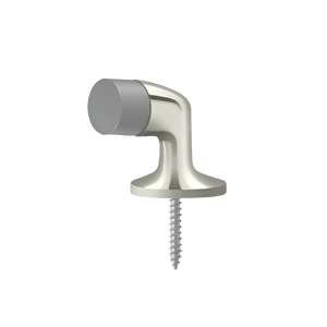 Deltana Floor Door Bumper, Polished Nickel, 1-3/8″