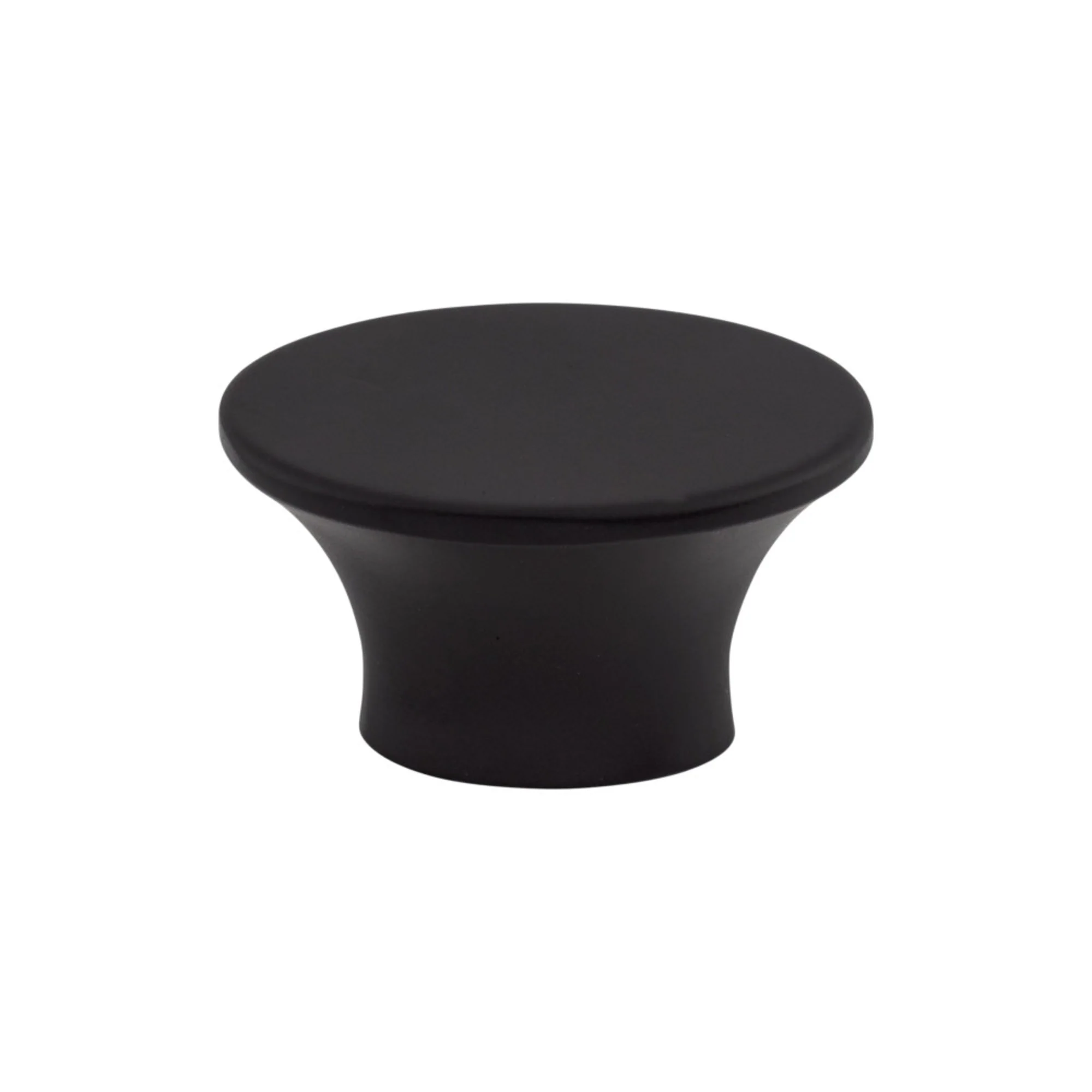 Top Knobs Barrington Knob Flat Black 1-1/2″ Diameter Edgewater Style