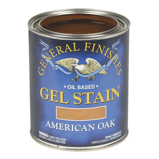 General Finishes Gel Stain, American Oak, Pint