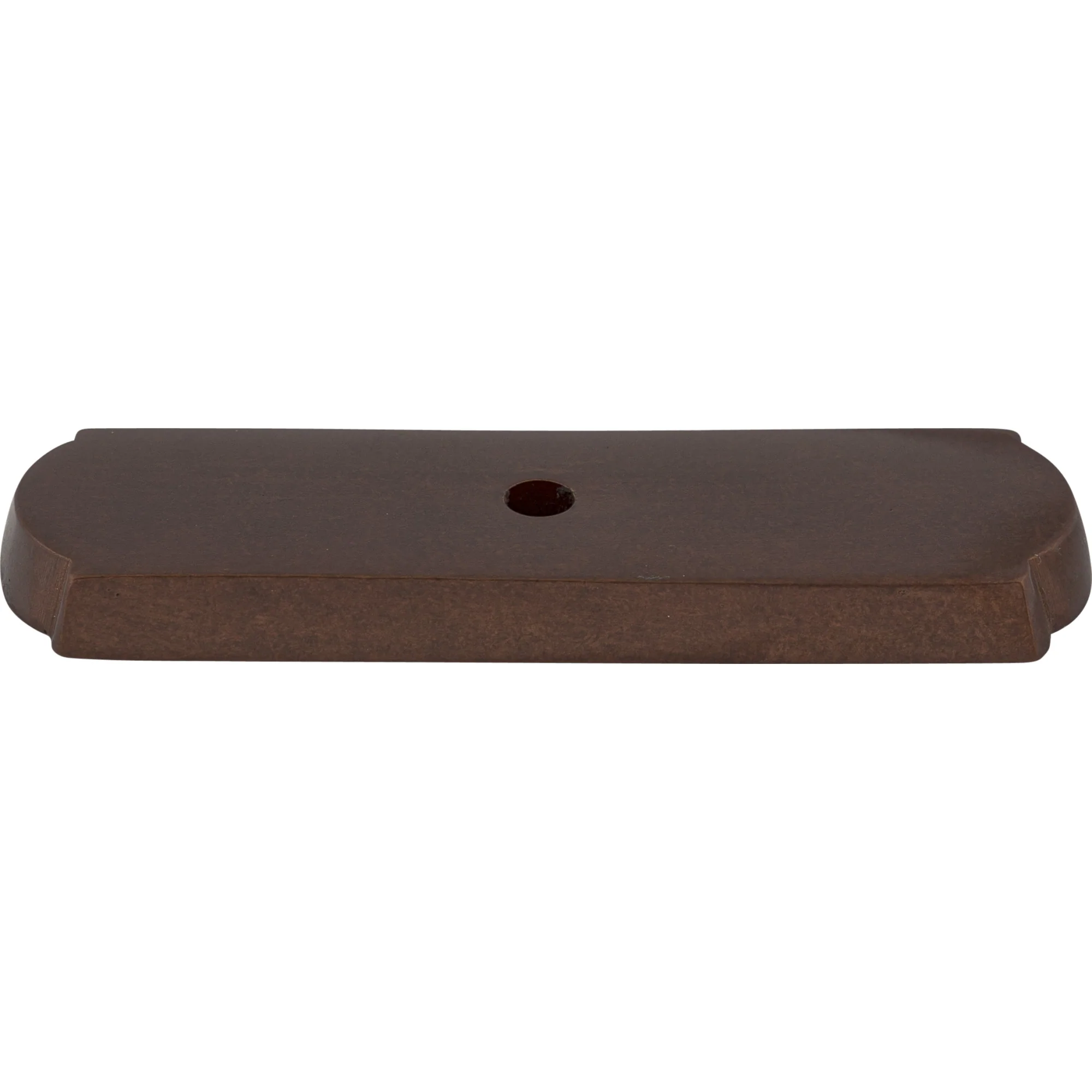 Top Knobs Aspen Rectangle Backplate, Mahogany Bronze