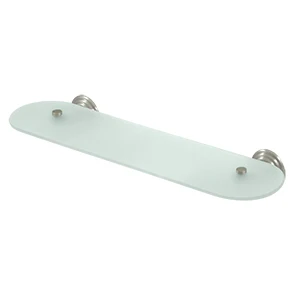 Deltana 20″ Glass Shelf Frost Glass Classic 98C Series, Nickel Satin