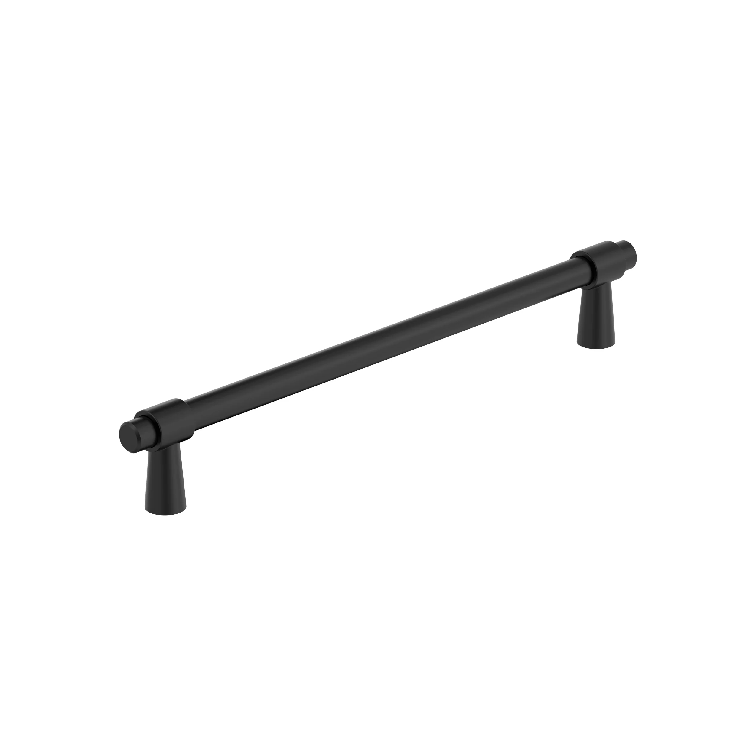 Amerock Destine Pull  Matte Black 7-9/16" Center to Center