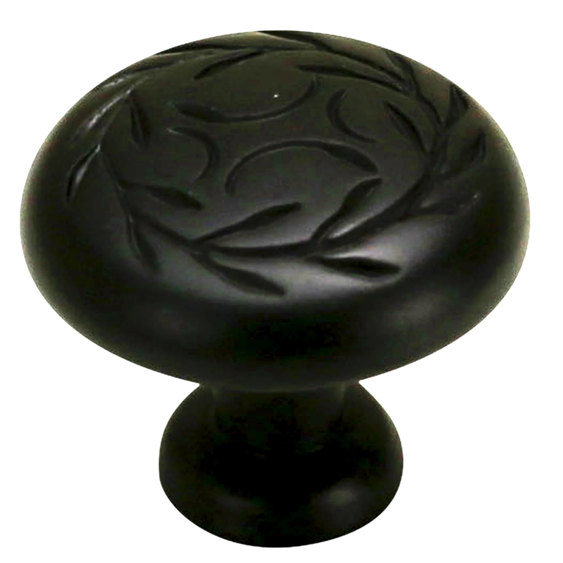 Advanced Affiliates Human Nature Knob,1-1/4" Diameter, Matte Black, Multiples of 25
