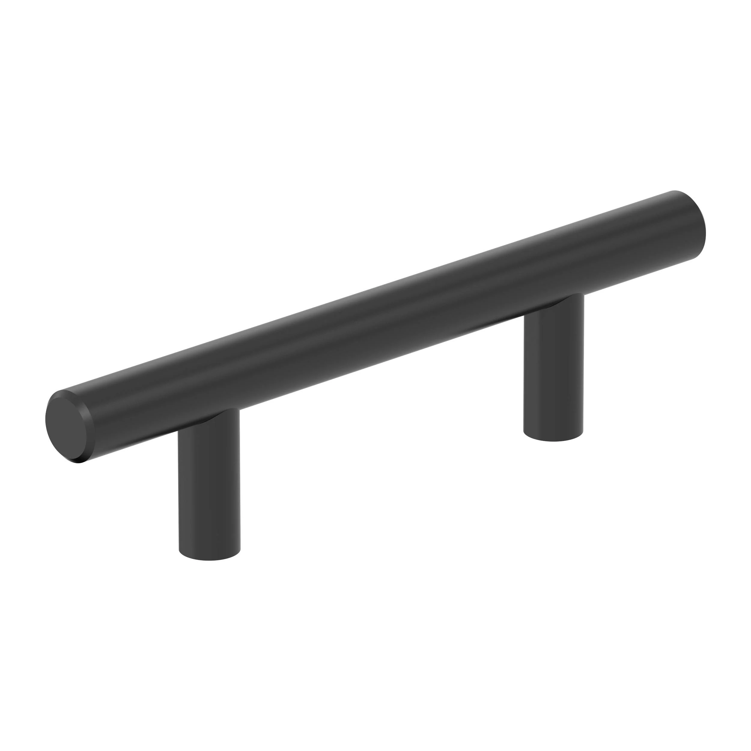 Amerock Bar Hollow Pull Matte Black 3″ Center to Center