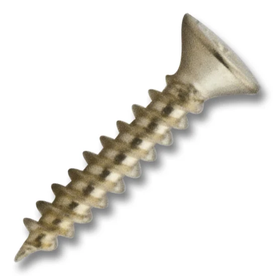 #4 Screw Flat Head Phillips Coarse Thread 5/8″ Length Polished Brass, Multiples of 100