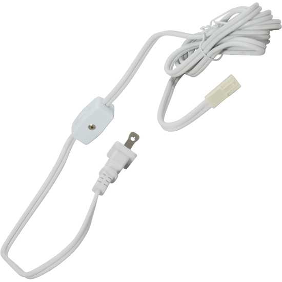 Advanced Affiliates Power Cord, 6′ With Switch, White