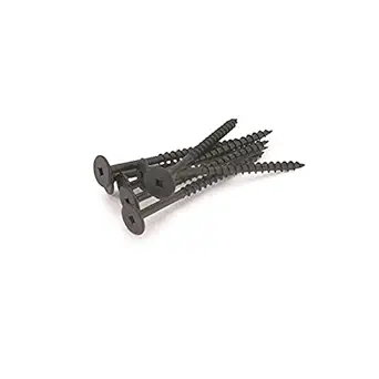 #10 Power Head Screws Square Drive With Nibs Black Finish 17 Type