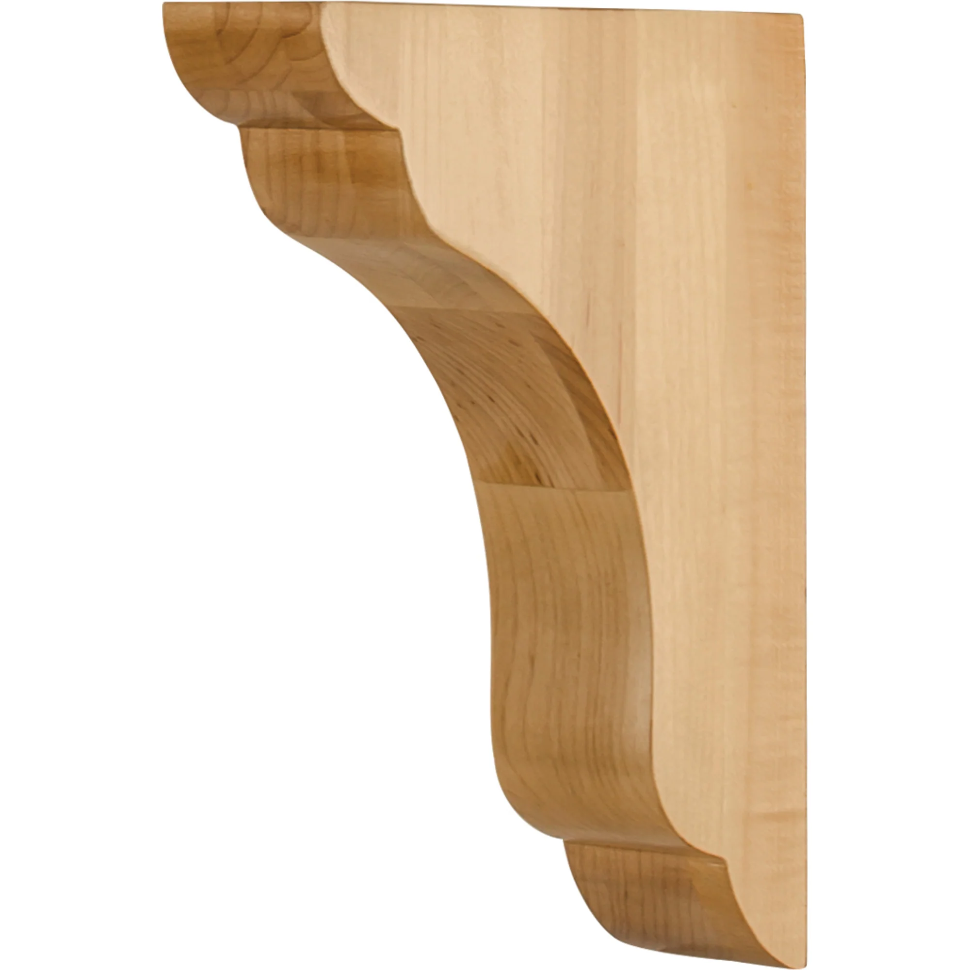 Hardware Resources Scalloped End Corbel White Birch 6″ Depth