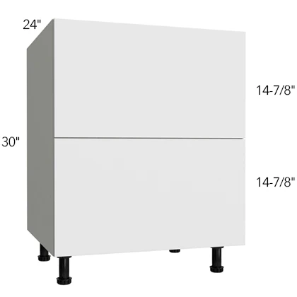 Base 2 Drawer 24 W X 34-1/2 H X 24 D – Illume Tuscany by Fabuwood
