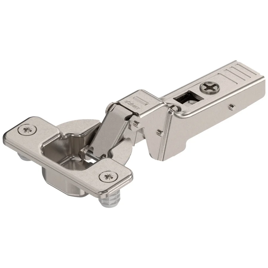 Blum Clip Top 95 Degree Thick Door Hinge Steel, Half Cranked, Press-In, Self-Closing