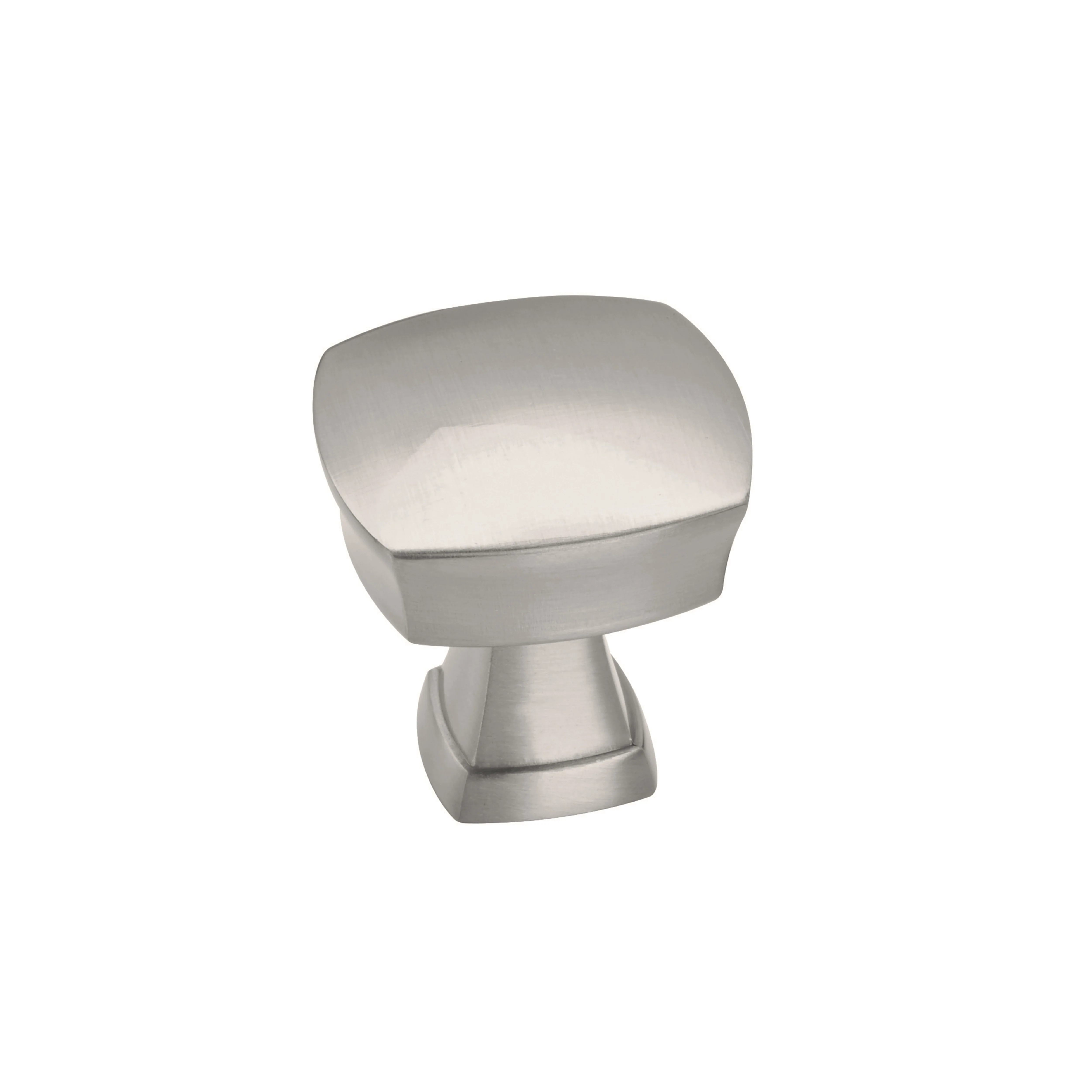 Amerock Knob Stature, Satin Nickel, 1-1/4″ Diameter