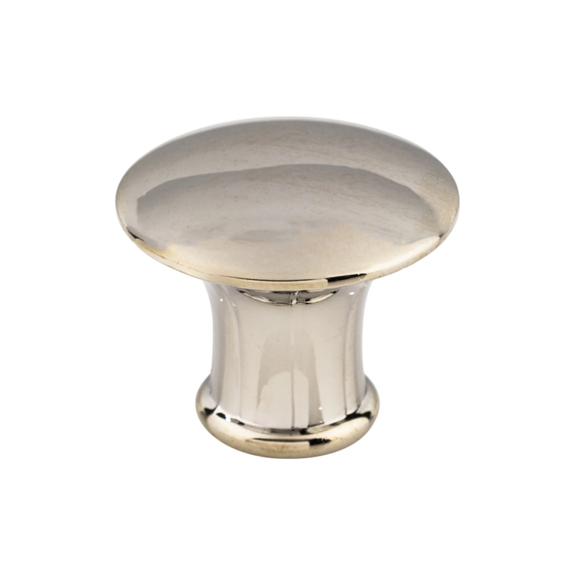 Top Knobs Asbury Knob Polished Nickel 1-1/4″ Diameter Lund Style