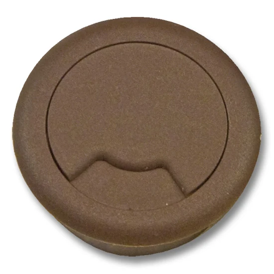 Custom Accents Grommet Cap Bore, Brown, 50 mm