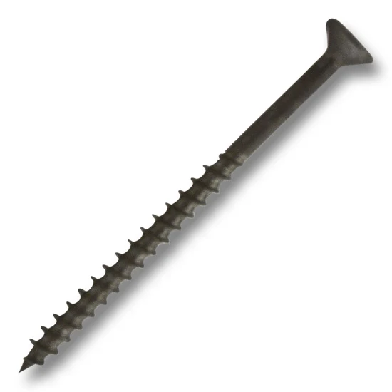 #8 Screw Square/Phillips Combo Flat Head Coarse Thread Plain And Dri-Lube