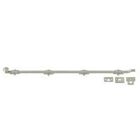 Deltana Surface Bolt With Off-Set Heavy Duty, Satin Nickel, 42″