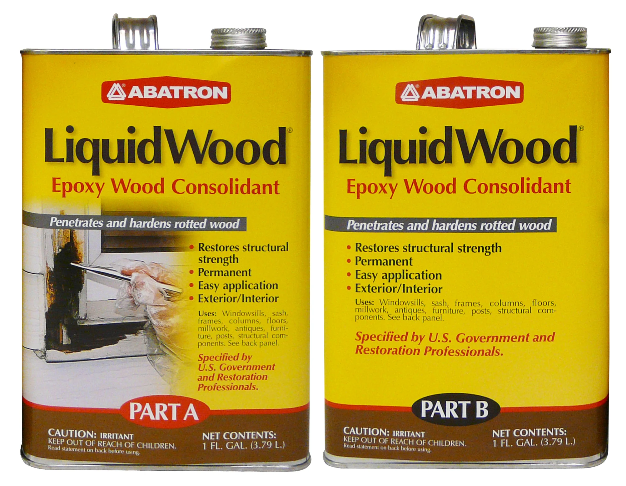 LiquidWood Kit- LiquidWood A & B, 2 Gallons (1 Gal Each)