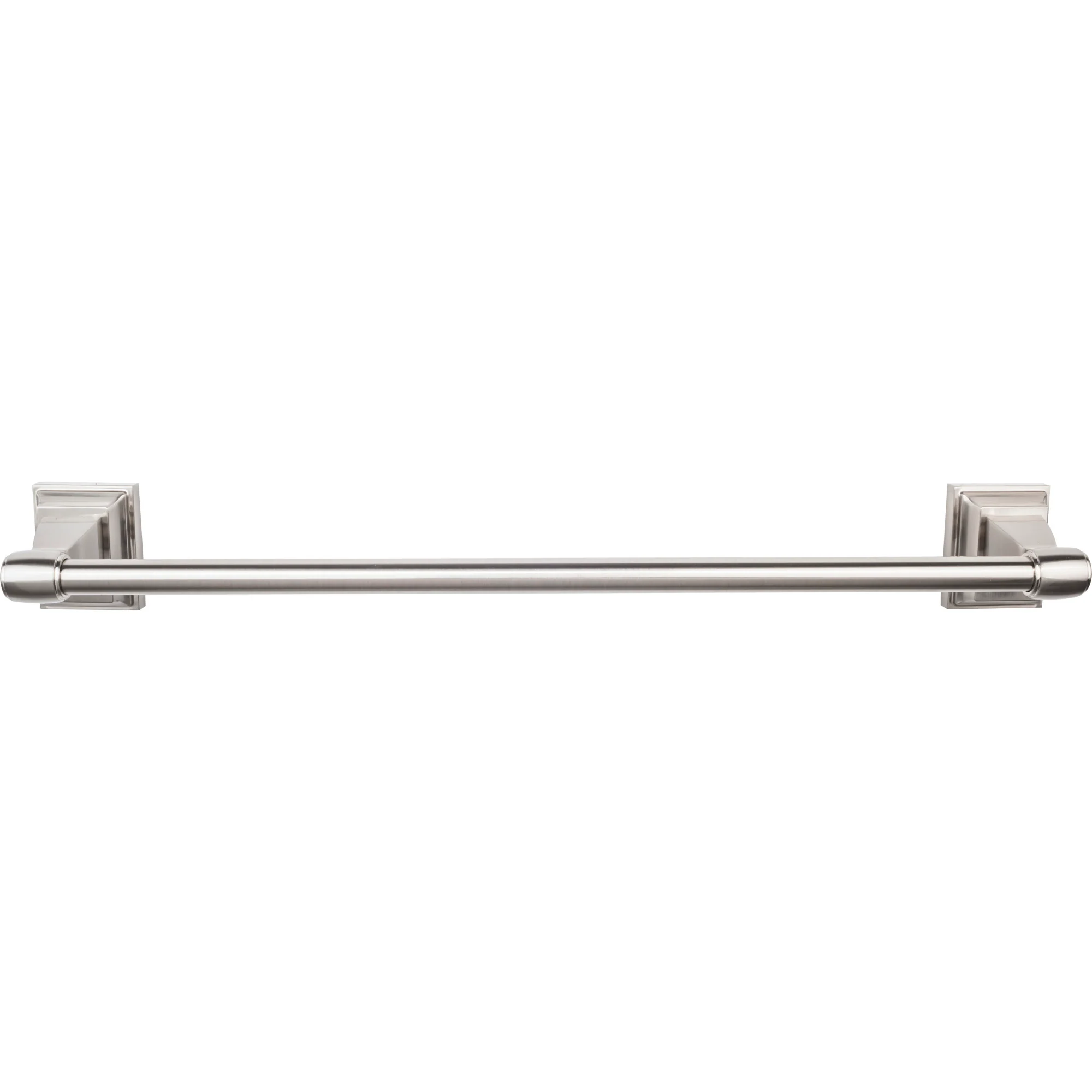 Top Knobs Stratton Bath Towel Rod, Satin Nickel, 18″