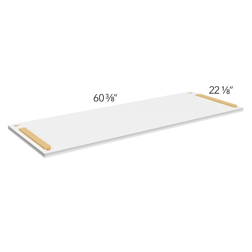 Vanity Platform Vera 60-3/8 W X 1 H X 22-1/8 D – Luna Oak by Fabuwood